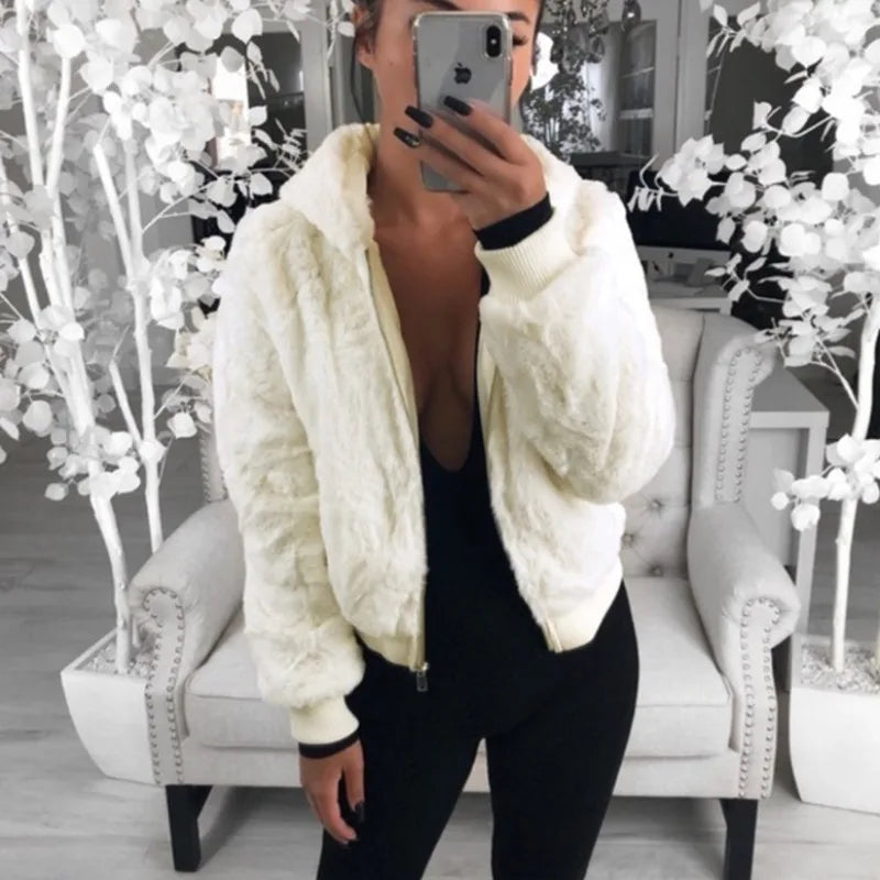 Ruby - Flauschiger Fleece-Bomber