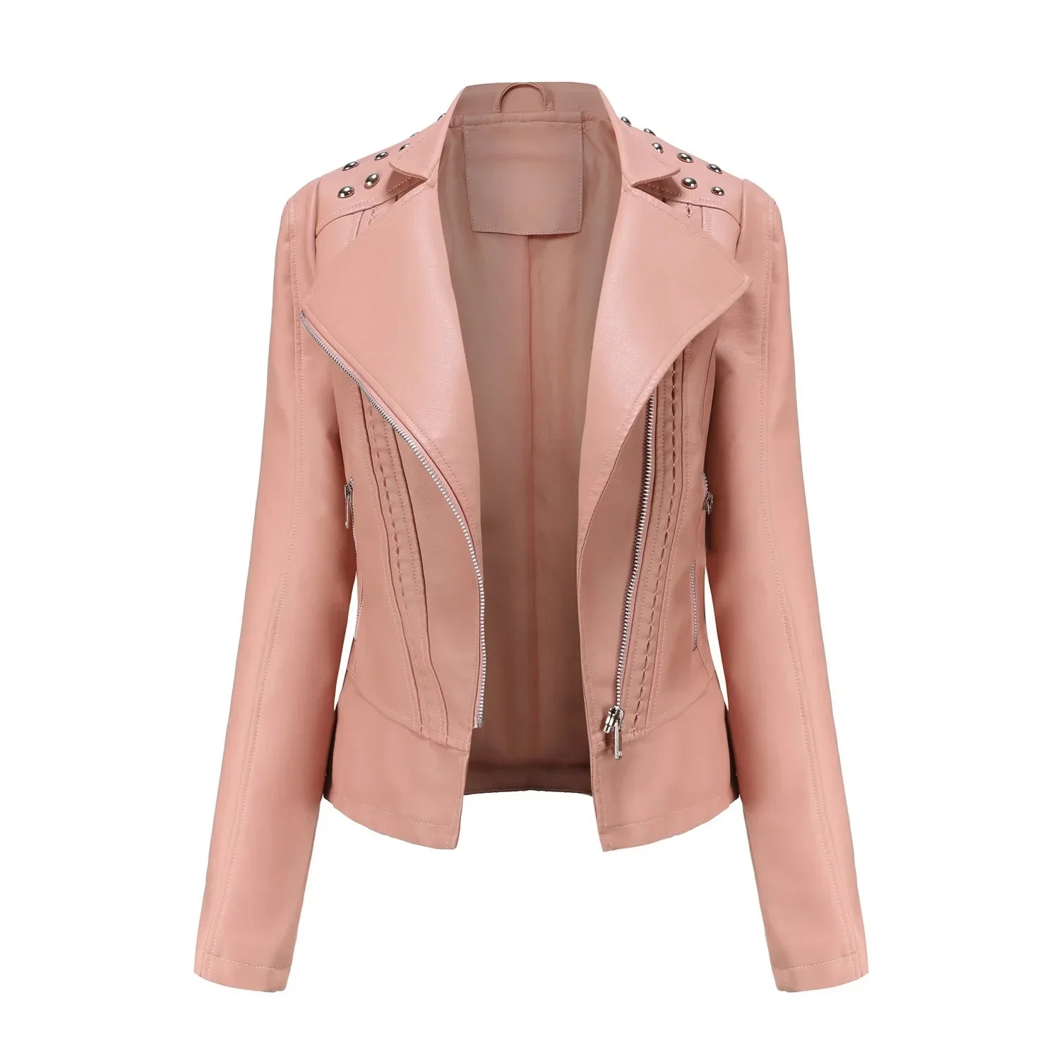 Helga - Kurze, Schlanke Lederjacke