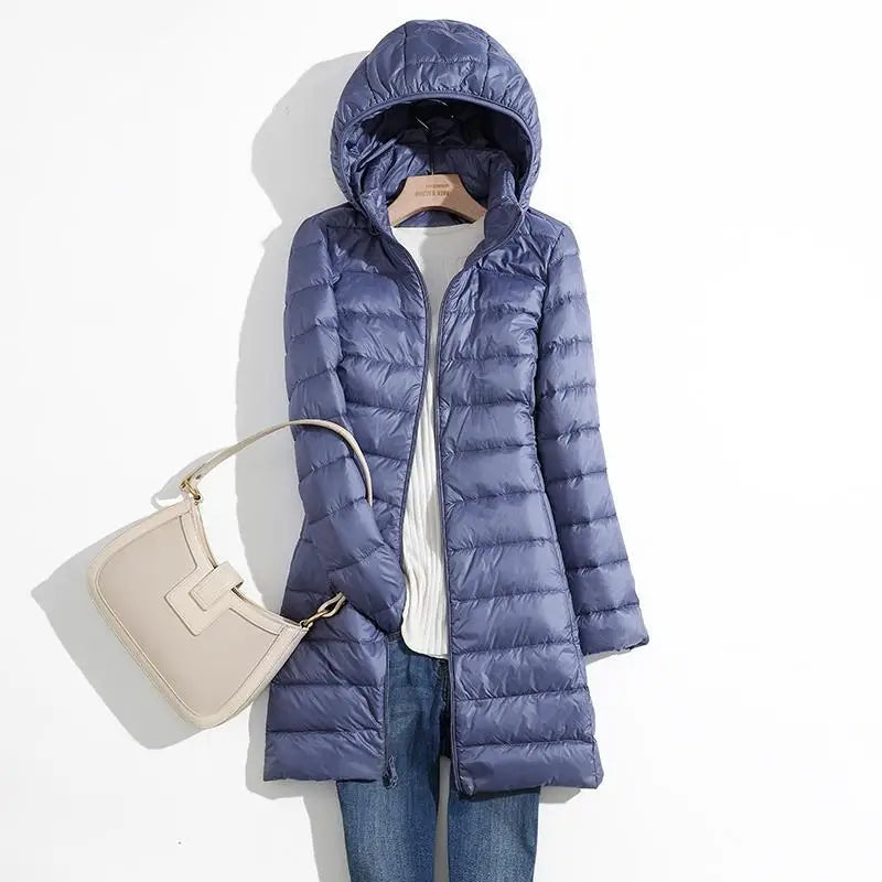 Jana – Ultralight Damen-Pufferjacke mit Kapuze