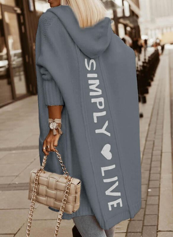 Gustl-Lange Strickjacke