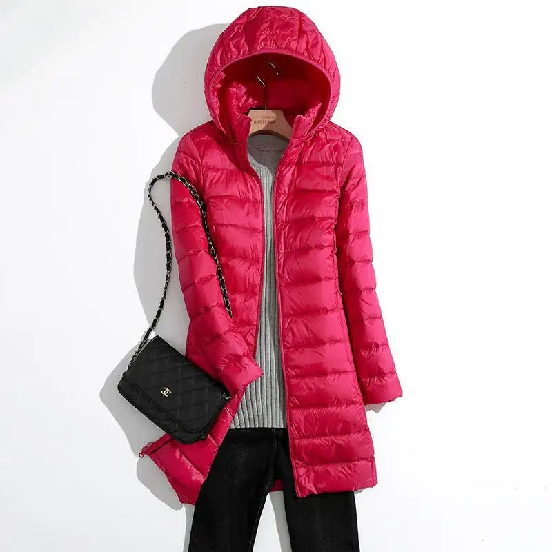 Jana – Ultralight Damen-Pufferjacke mit Kapuze
