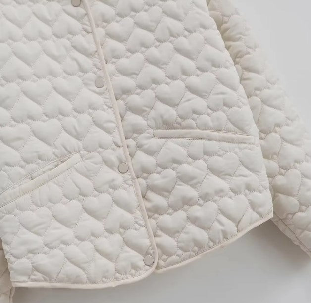 Jolina - Herzgepolsterte Jacke für Frauen mit Taschen