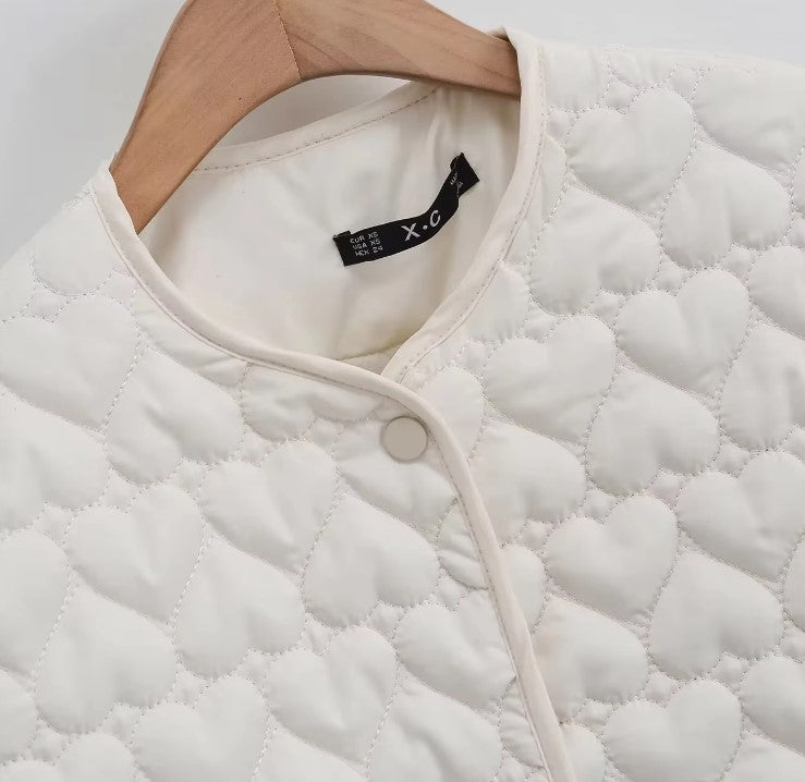 Jolina - Herzgepolsterte Jacke für Frauen mit Taschen