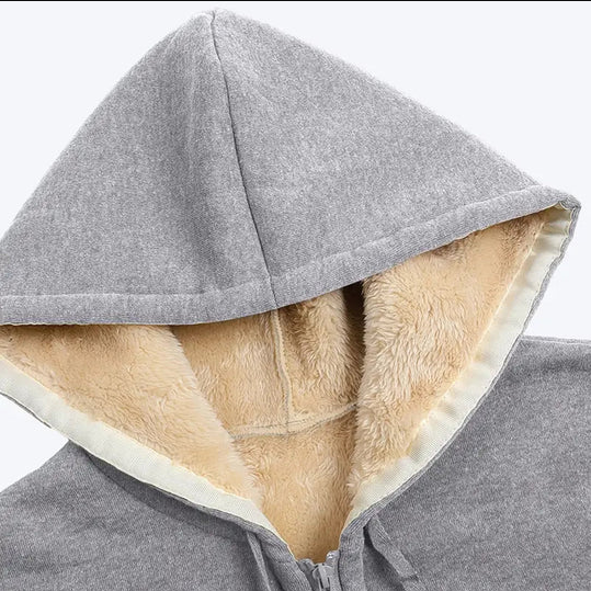 Lena l jacke mit kapuze, gefüttert mit kunstpelz