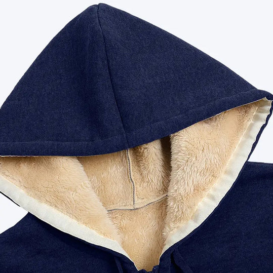 Lena l jacke mit kapuze, gefüttert mit kunstpelz