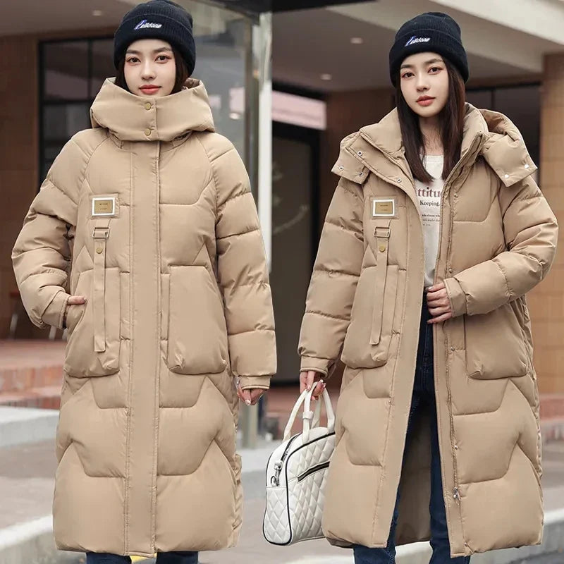 Hannah – Oversize Damen-Winterjacke mit Abnehmbarer Kapuze