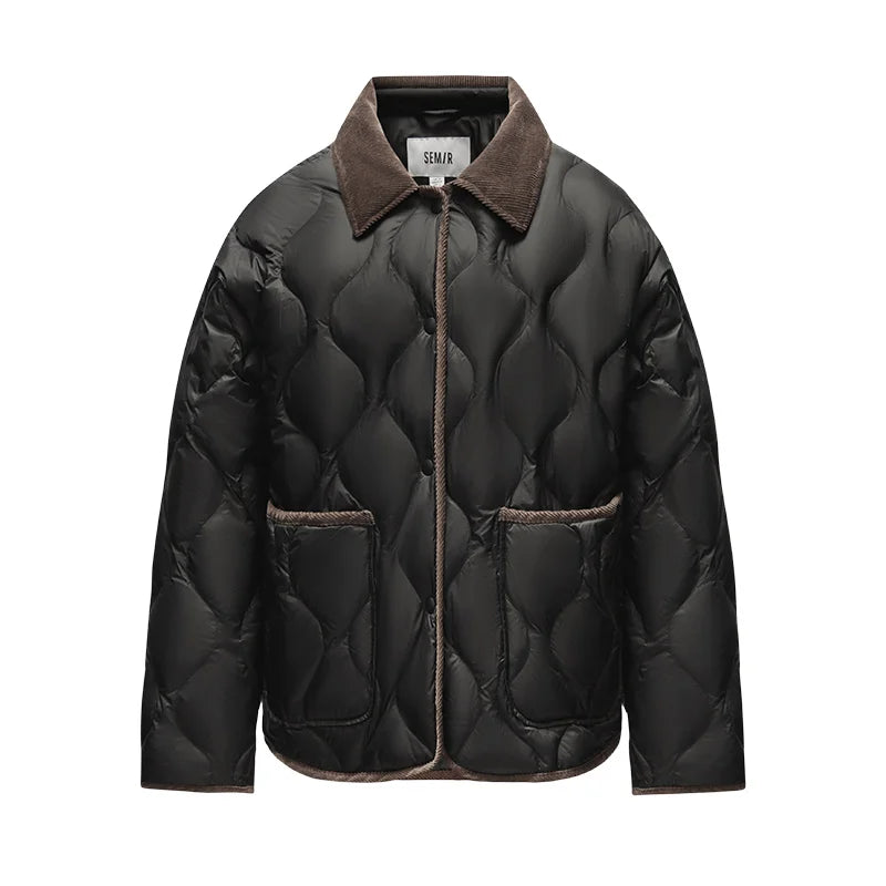 Capucine - Mantel Daunenjacke Vintage Frau Winter