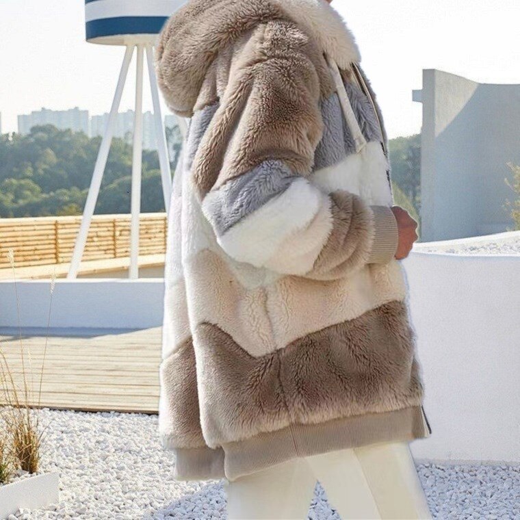 Ysabelle - Winterjacke mit Kapuze für Frauen