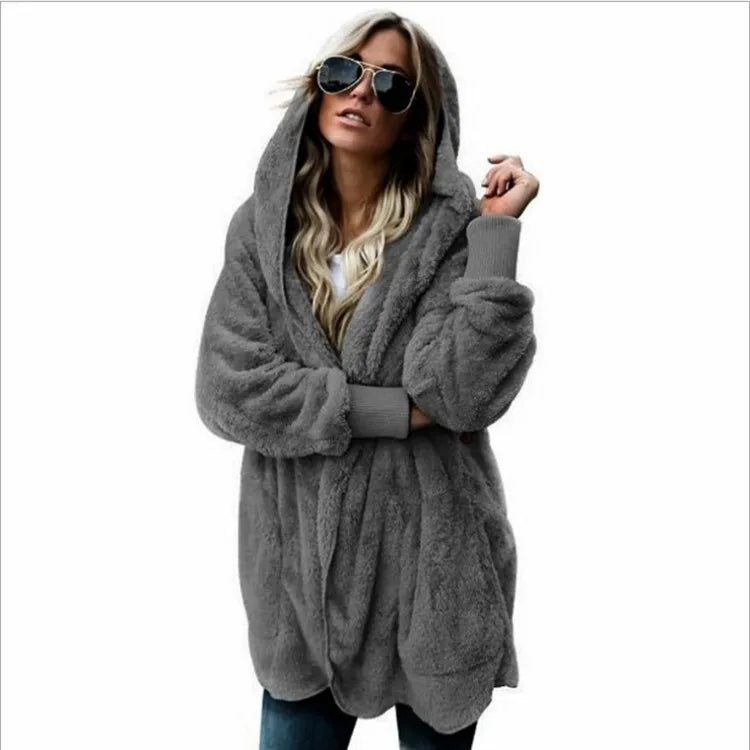 Coro- Herbst Winter Doppellagige Fleecejacke