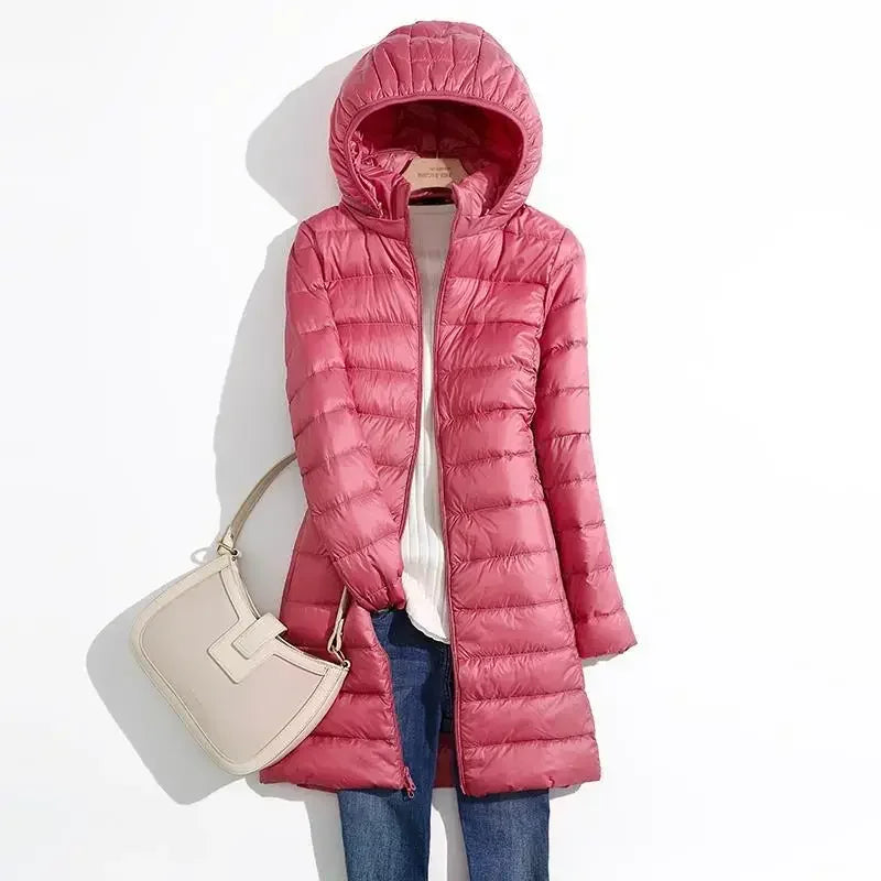 Jana – Ultralight Damen-Pufferjacke mit Kapuze