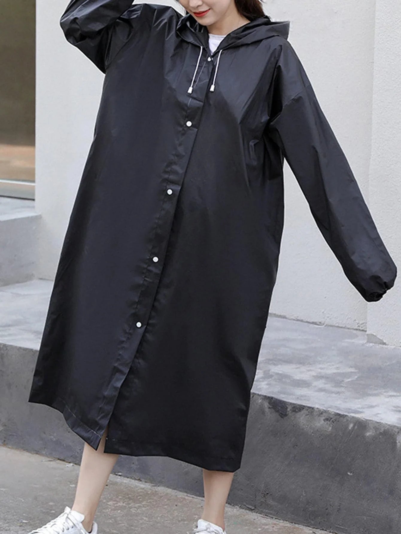Bruno - Leichter Einteiliger Regenponcho für Damen und Herren