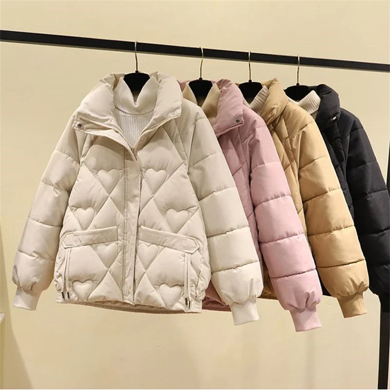 Novie– Warmer, Kurzer Steppmantel für Damen