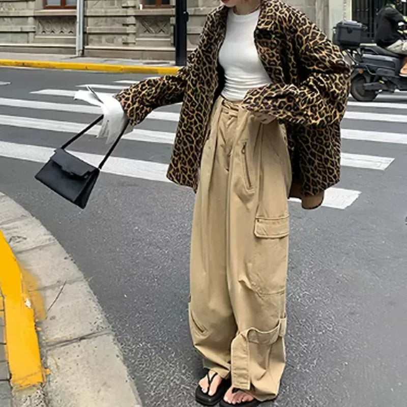 Laura - Vintage-Jacke mit Leopardenmuster
