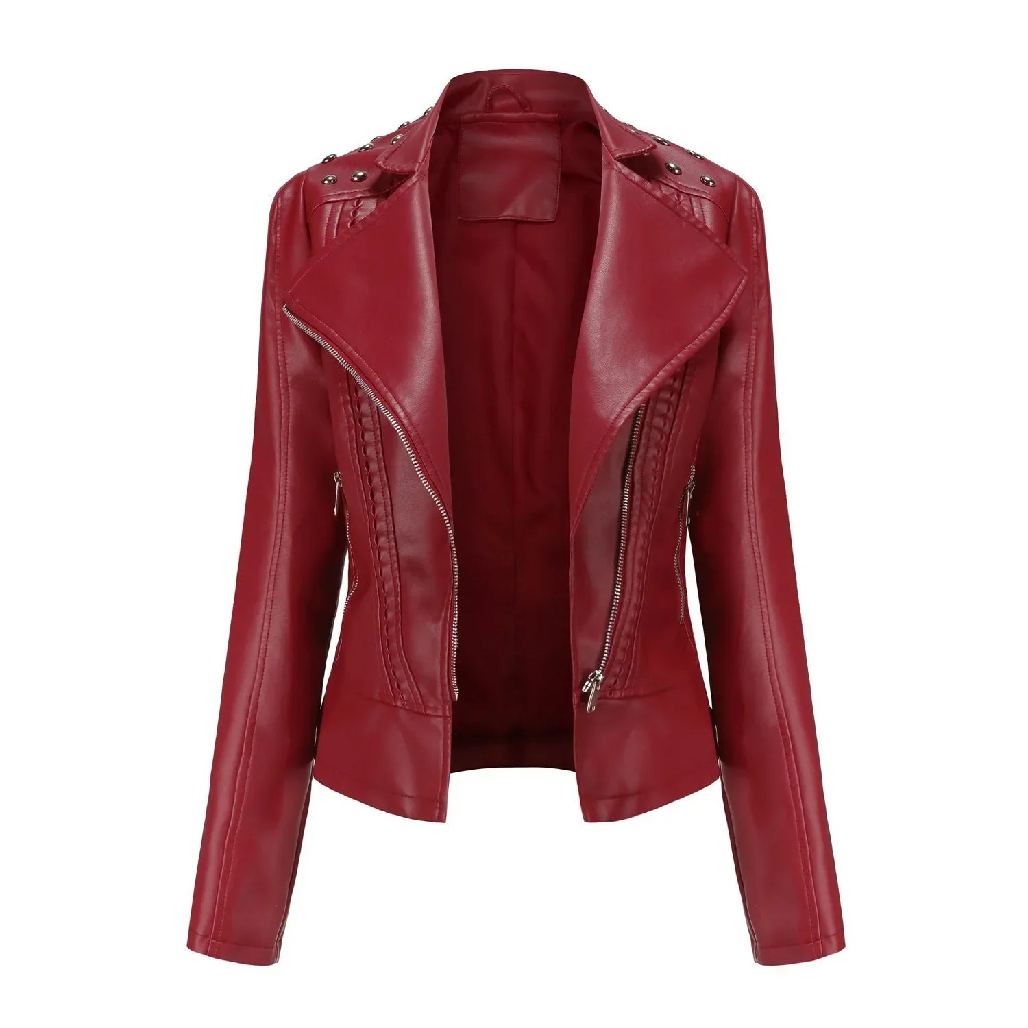 Helga - Kurze, Schlanke Lederjacke