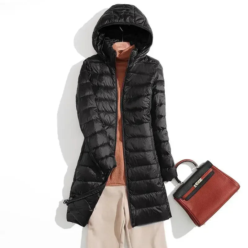 Jana – Ultralight Damen-Pufferjacke mit Kapuze