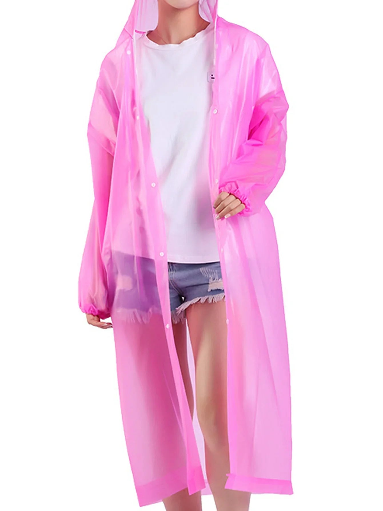 Bruno - Leichter Einteiliger Regenponcho für Damen und Herren
