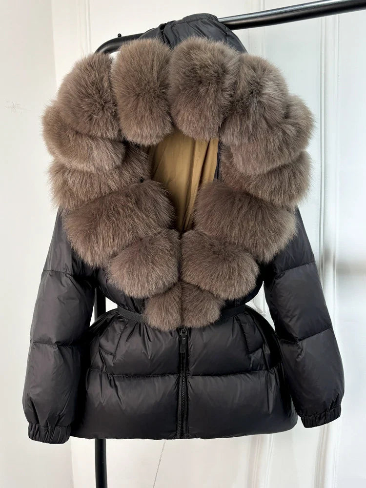 Amber - Dicke Daunenjacke Frau Winter