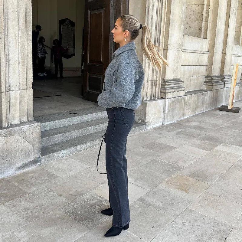 Gabby - Stylische Gekürzte Jacke mit Reißverschluss für Damen