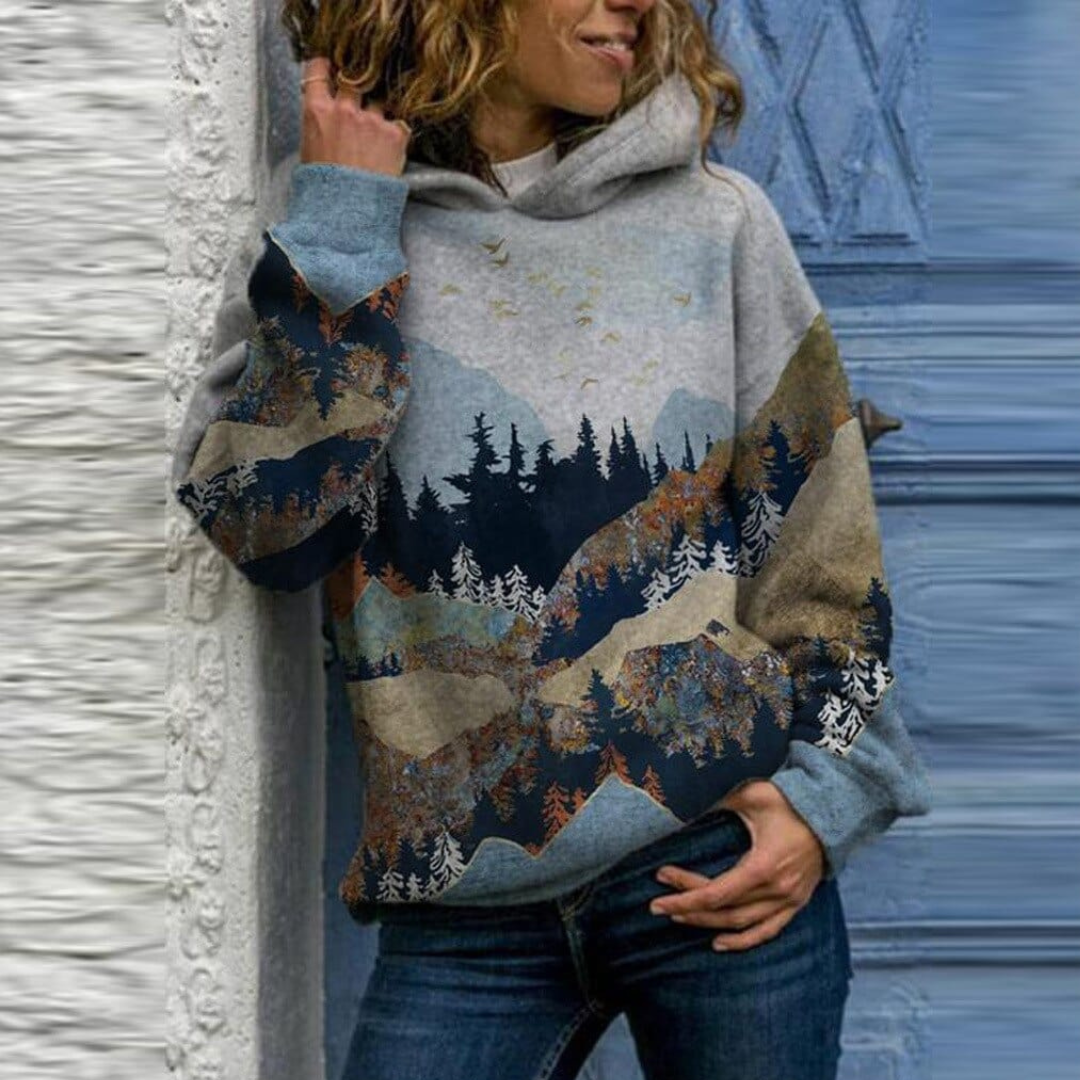 Evora | Berglandschaft Hoodie