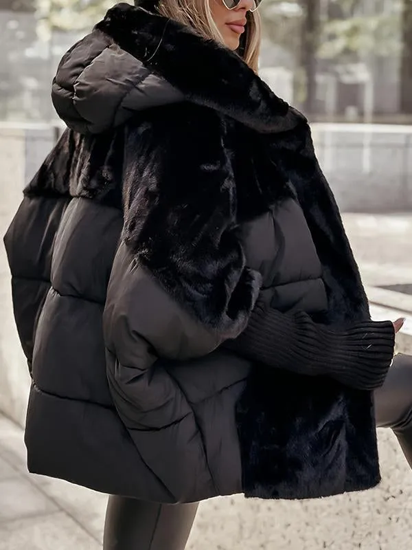 Winslet | Wintermantel mit mehrfarbigem Muster