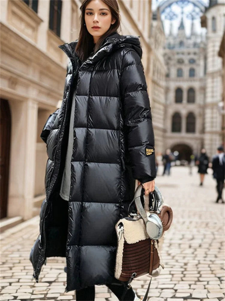 Riley - Langer Gesteppten Mantel Für Damen