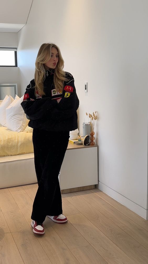 Avas | Vintage Ferrari Racer Jacke mit sportlichem Stil (Unisex)