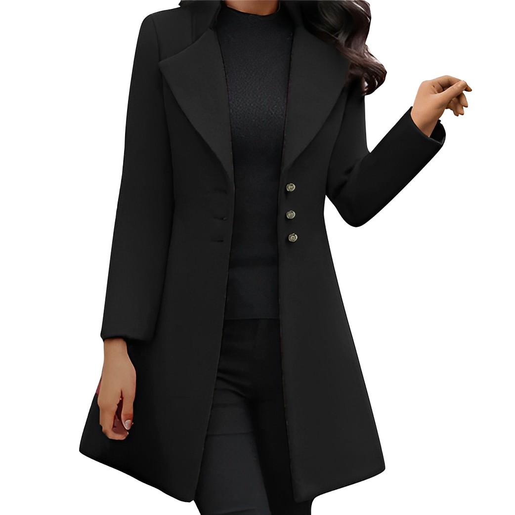 Celia - Stilvoller Winter-Wollmantel für Frauen