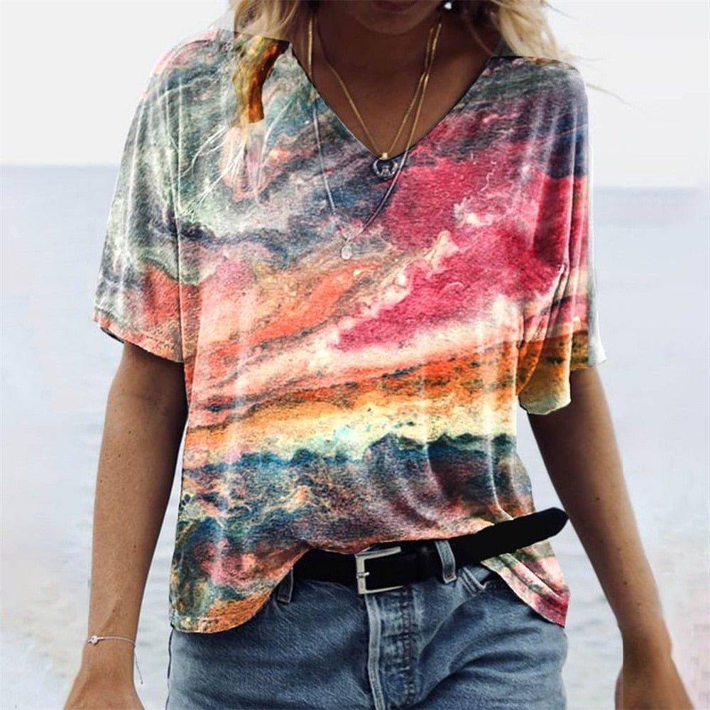 Cassianya | Luftige Printbluse für Damen