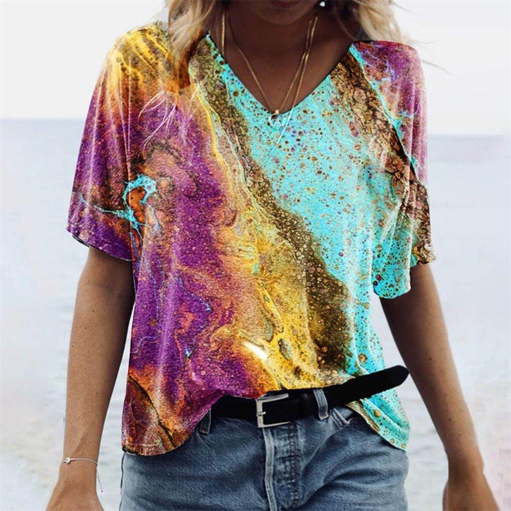 Cassianya | Luftige Printbluse für Damen