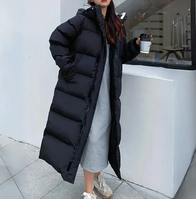 Isabel - Langer Daunenmantel für den Winter