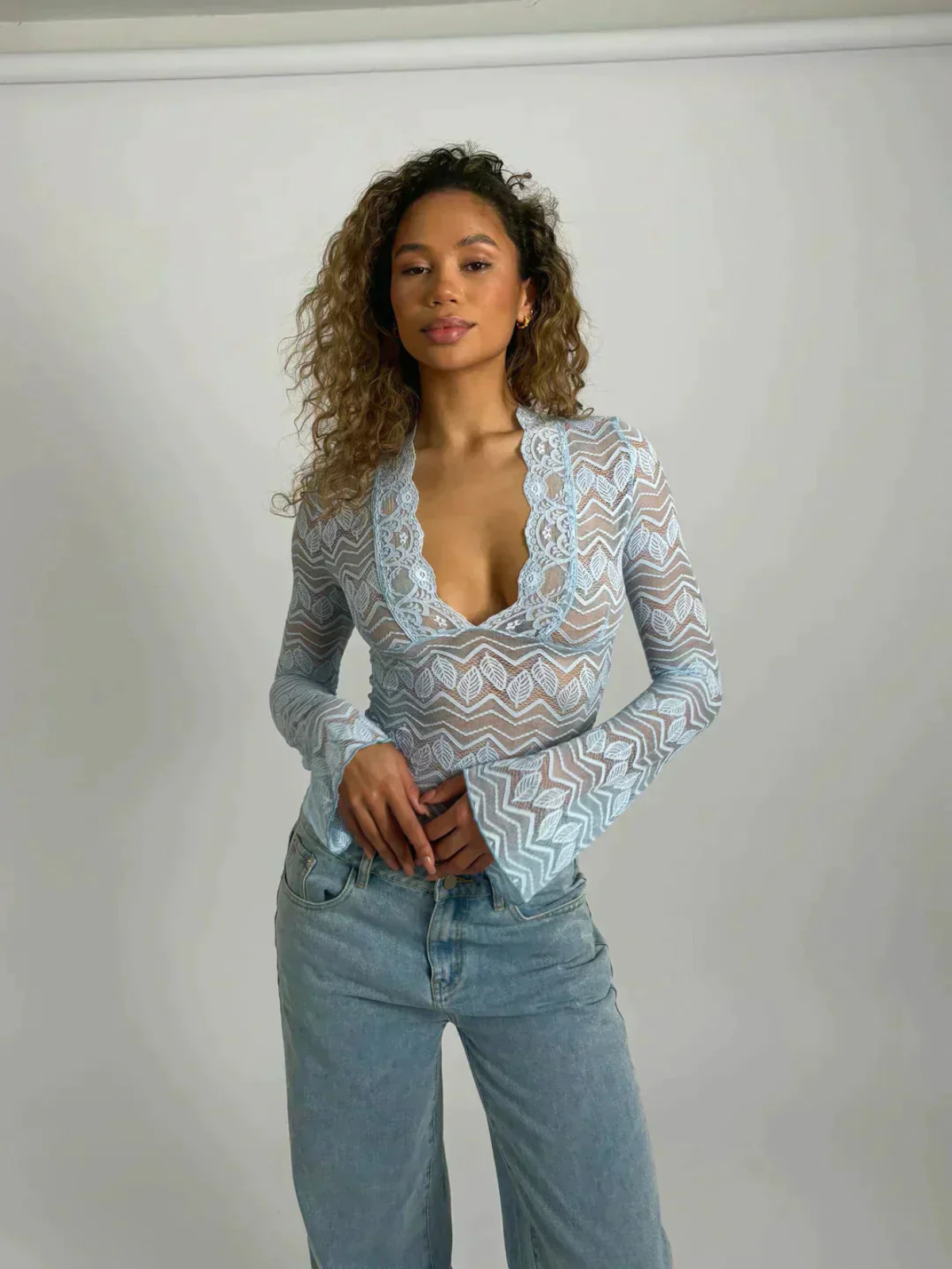 Kaycee | Damen Festliche Oberteil | Elegant Top