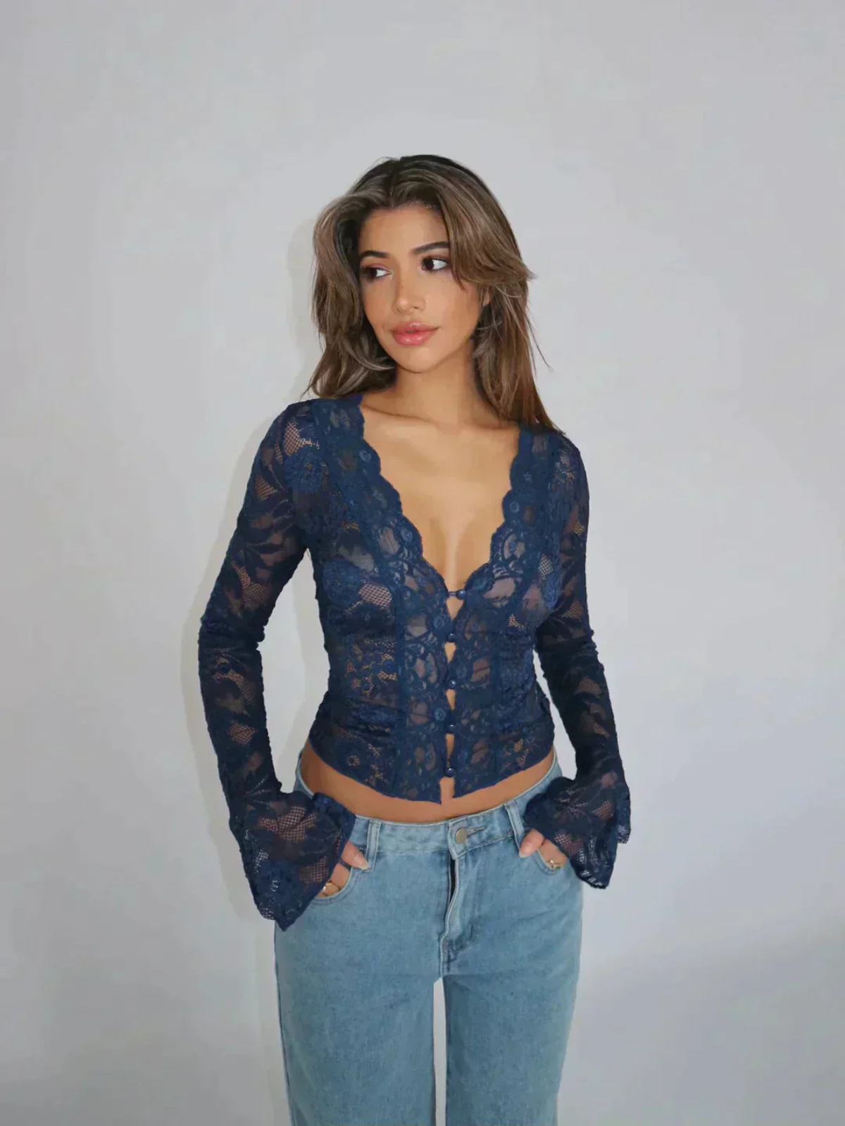 Kaycee | Damen Festliche Oberteil | Elegant Top