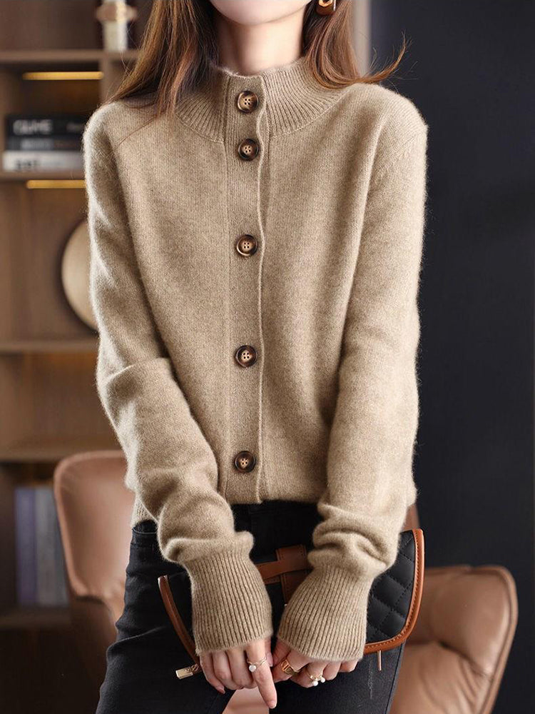 Olive - Elegante und Gemütliche Winter-Strickjacke für Damen