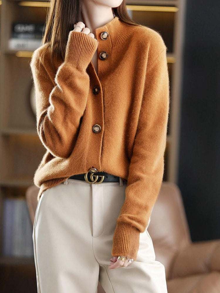 Olive - Elegante und Gemütliche Winter-Strickjacke für Damen