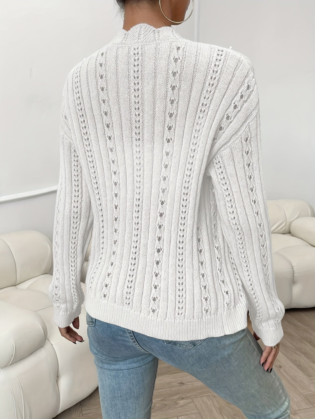 Cynthia – Gemütliche und Schicke Weiche Strickjacke mit Knopfverschluss für Damen