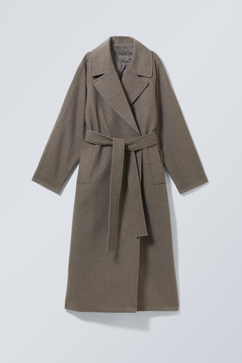 Emilia | Langer Wollmantel im Oversize-Stil