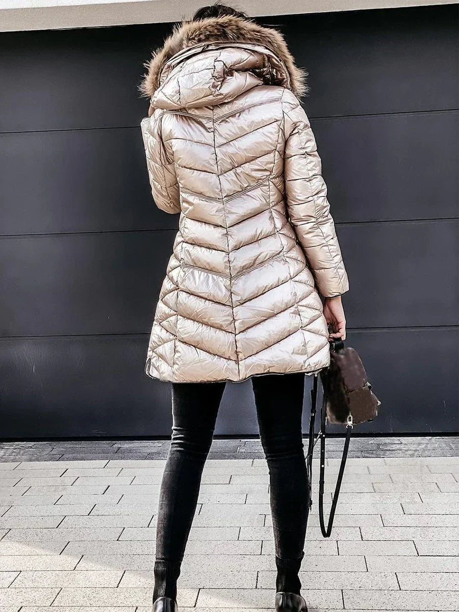 Crysta | Luxuriöse Jacke für Komfort bei kaltem Wetter