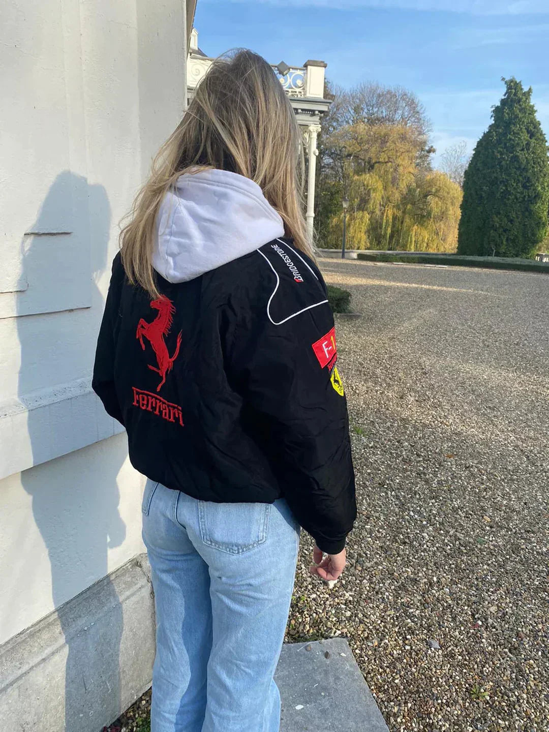 Avas | Vintage Ferrari Racer Jacke mit sportlichem Stil (Unisex)