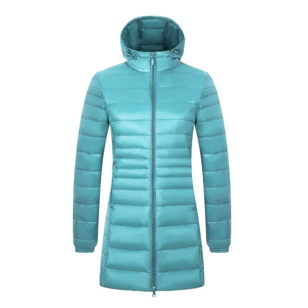 Lucille - Langer Daunenmantel Für Damen