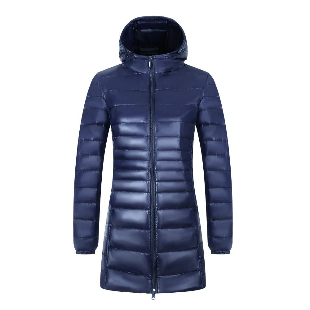 Lucille - Langer Daunenmantel Für Damen