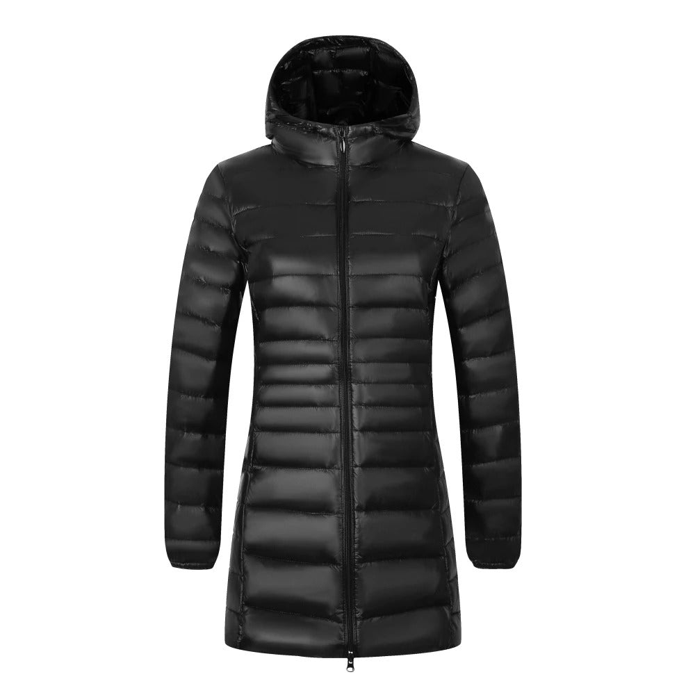 Lucille - Langer Daunenmantel Für Damen