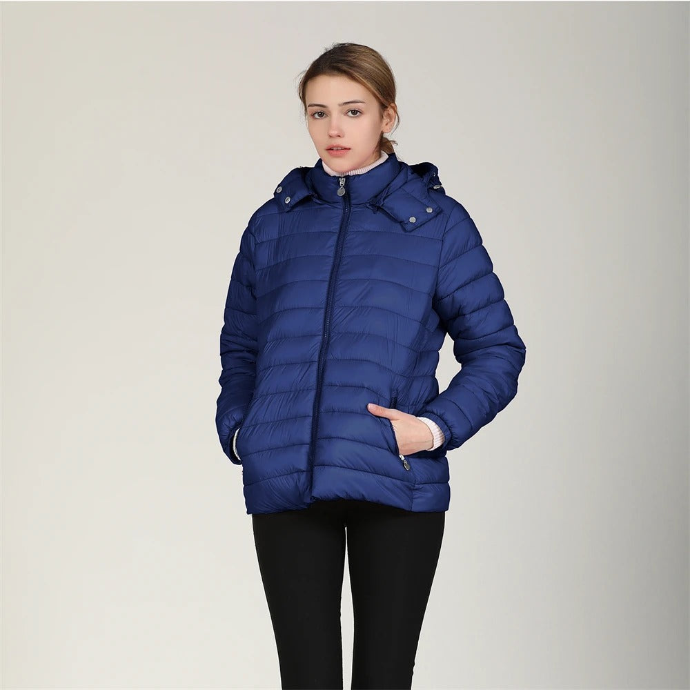 Ida - Warme Daunenjacke mit Kapuze für Frauen