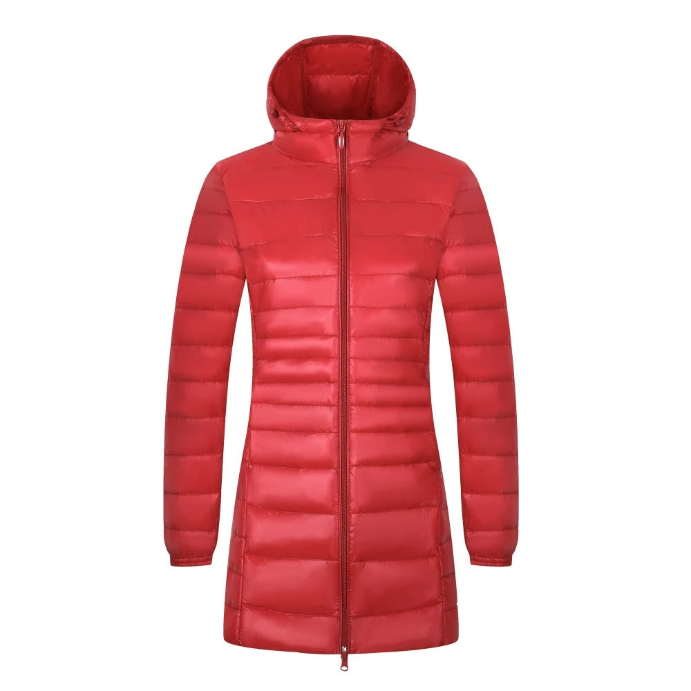 Lucille - Langer Daunenmantel Für Damen
