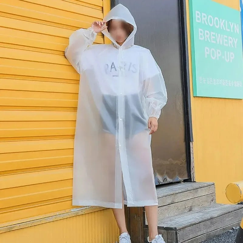 Cosima- Semi-Transparente Wanderregenjacke