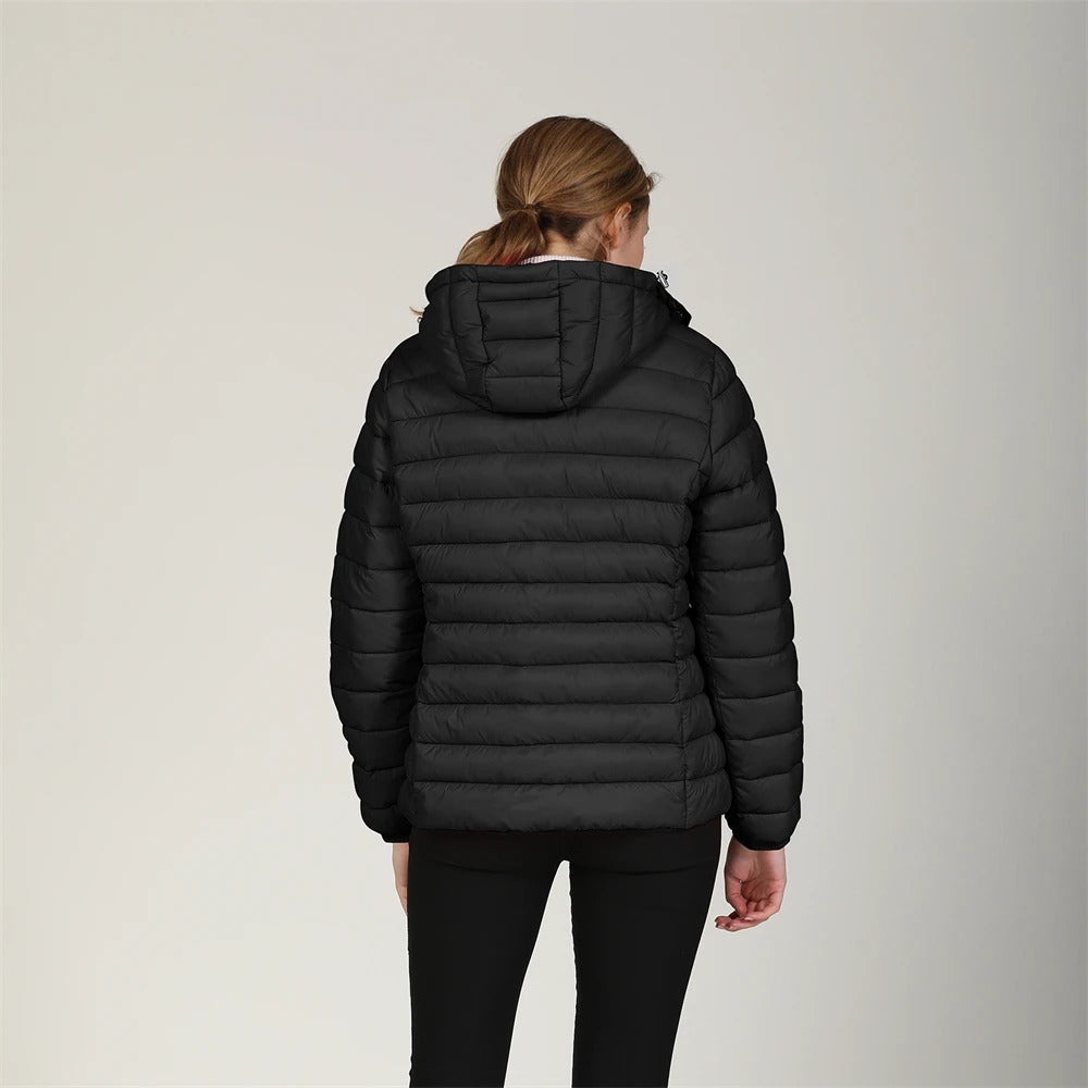 Ida - Warme Daunenjacke mit Kapuze für Frauen