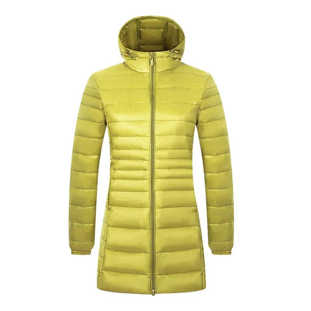 Lucille - Langer Daunenmantel Für Damen