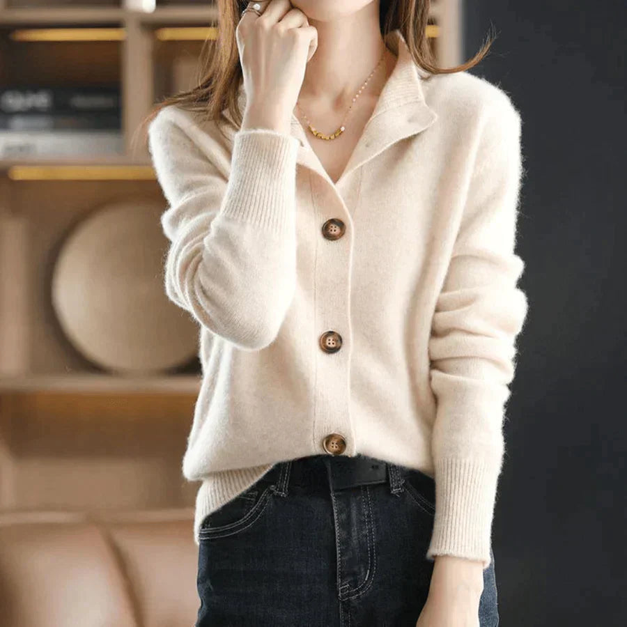 Erna - Stilvoller und Bequemer Winter-Cardigan für Damen