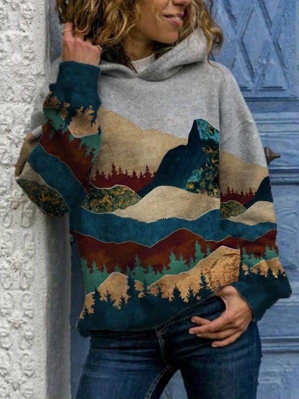 Evora | Berglandschaft Hoodie