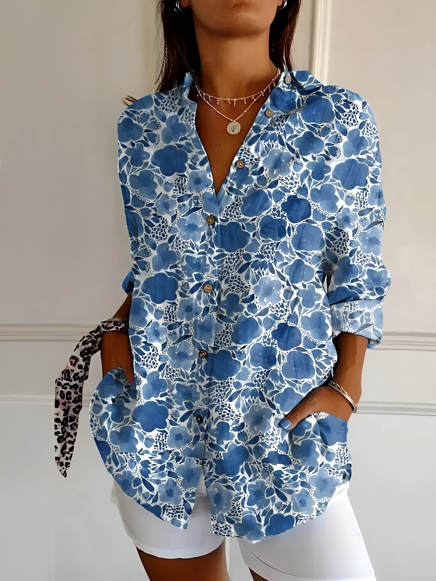Lalita | Floral Breeze Button-Up Hemd