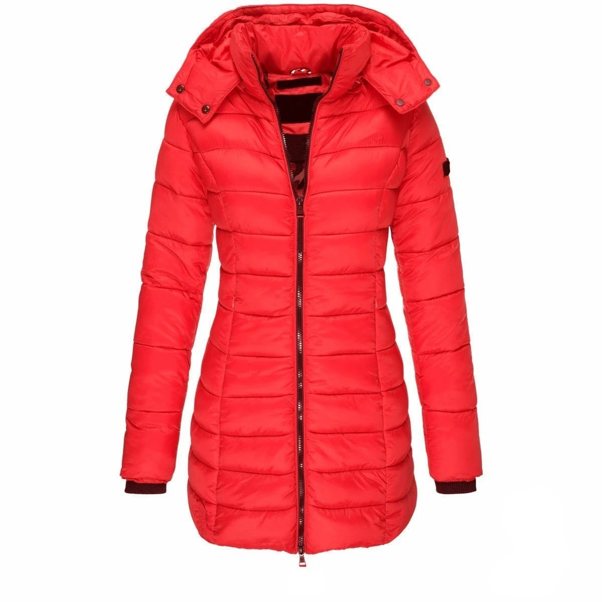 Bianca - Entendaunen-Winterjacke mit Schmaler Passform und Kapuze für Frauen